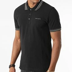 Top 10 🤩 Polo Manches Courtes Pasian Noir de Teddy Smith 🌟