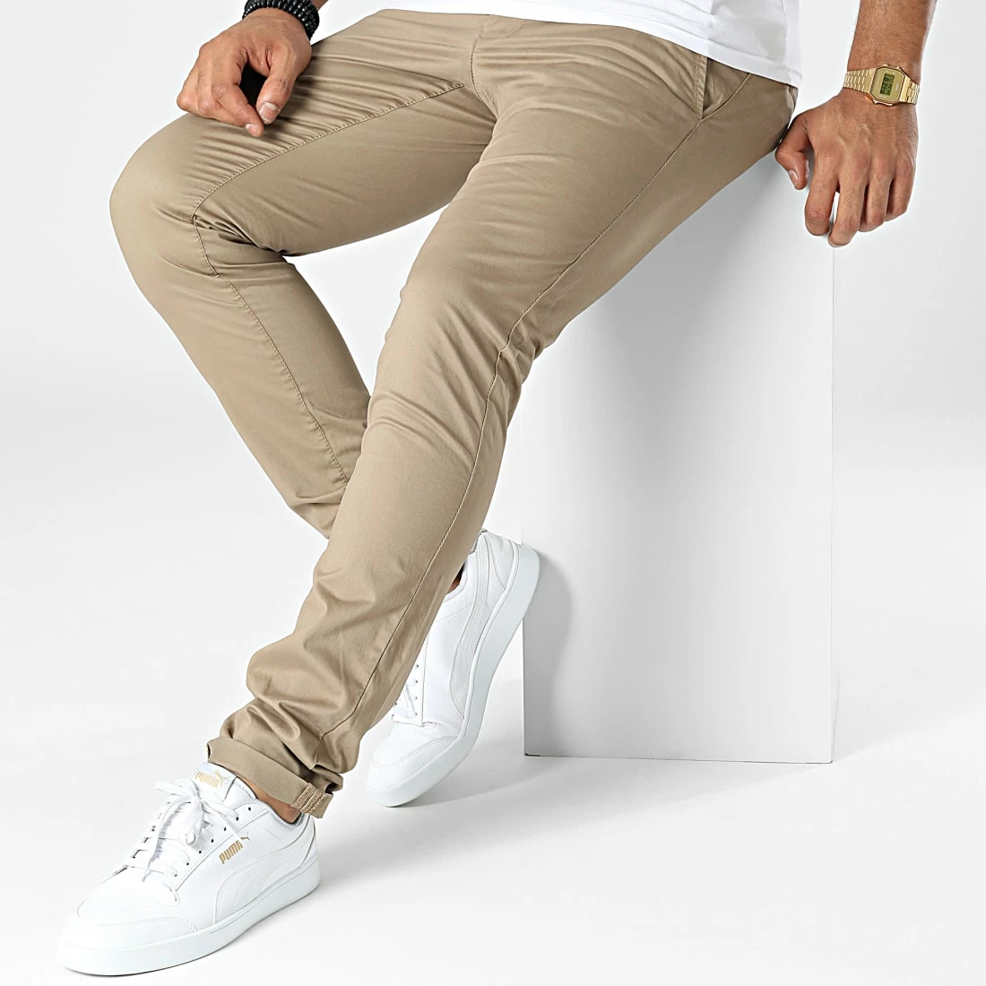 Coupon ⭐ Pantalon Chino 10115957D Beige Foncé de Teddy Smith ⌛ 5 Coupon ⭐ Pantalon Chino 10115957D Beige Foncé de Teddy Smith ⌛ – Image 3