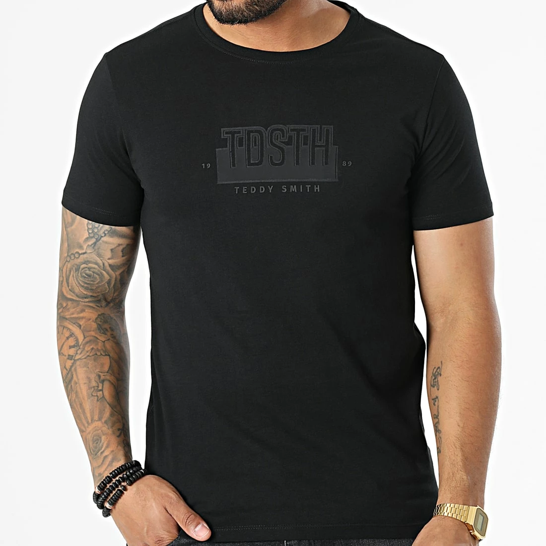 Meilleure affaire ⌛ Tee 👕 Shirt Jake Noir de Teddy Smith ⭐ 5 Meilleure affaire ⌛ Tee 👕 Shirt Jake Noir de Teddy Smith ⭐ – Image 3