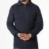 Promo 🌟 Pull Col Zippé Carmin Bleu Marine de Teddy Smith 🔥 -Teddy Smith Soldes 2023 teddy smith 333922 11516068D 303J 20220826T143454 01