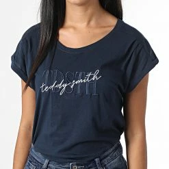 Tout neuf ⌛ Tee 👕 Shirt Femme Talipa Bleu Marine de Teddy Smith 🌟 -Teddy Smith Soldes 2023 teddy smith 333924 31016149D 303J 20220905T154635 03