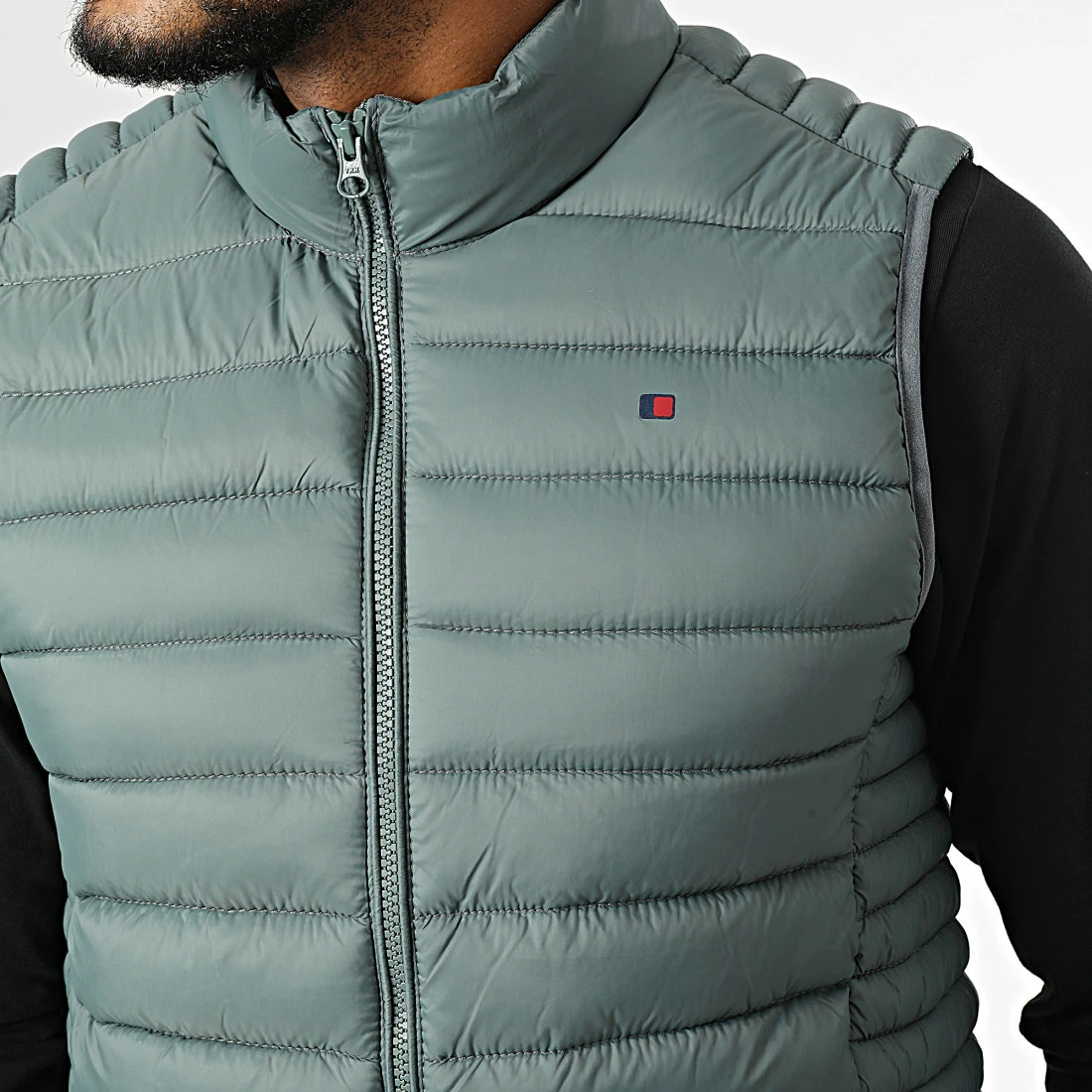 Meilleure vente 🔔 Doudoune Sans Manches Terry Vert Kaki de Teddy Smith 🌟 4 Meilleure vente 🔔 Doudoune Sans Manches Terry Vert Kaki de Teddy Smith 🌟 – Image 2