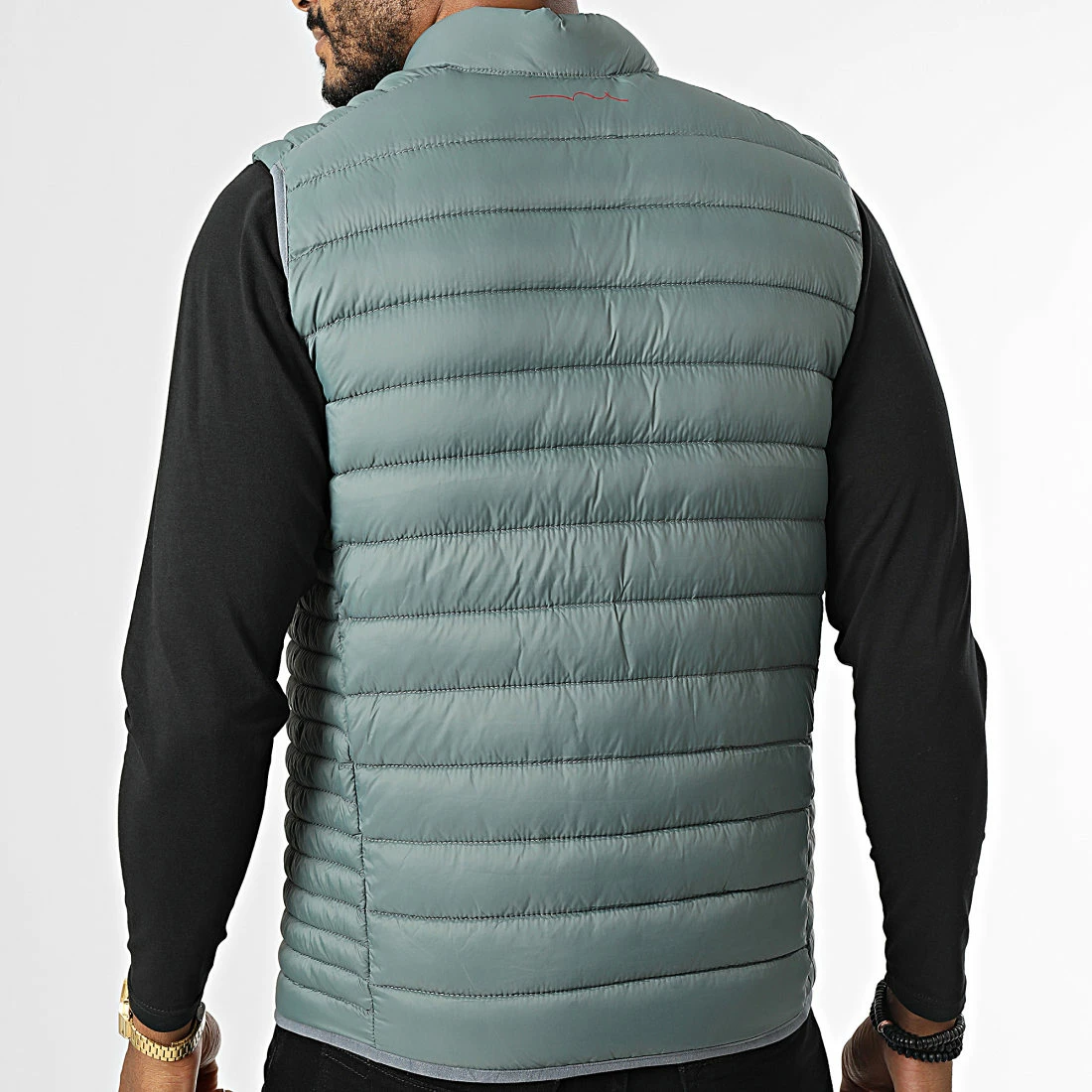 Meilleure vente 🔔 Doudoune Sans Manches Terry Vert Kaki de Teddy Smith 🌟 6 Meilleure vente 🔔 Doudoune Sans Manches Terry Vert Kaki de Teddy Smith 🌟 – Image 4