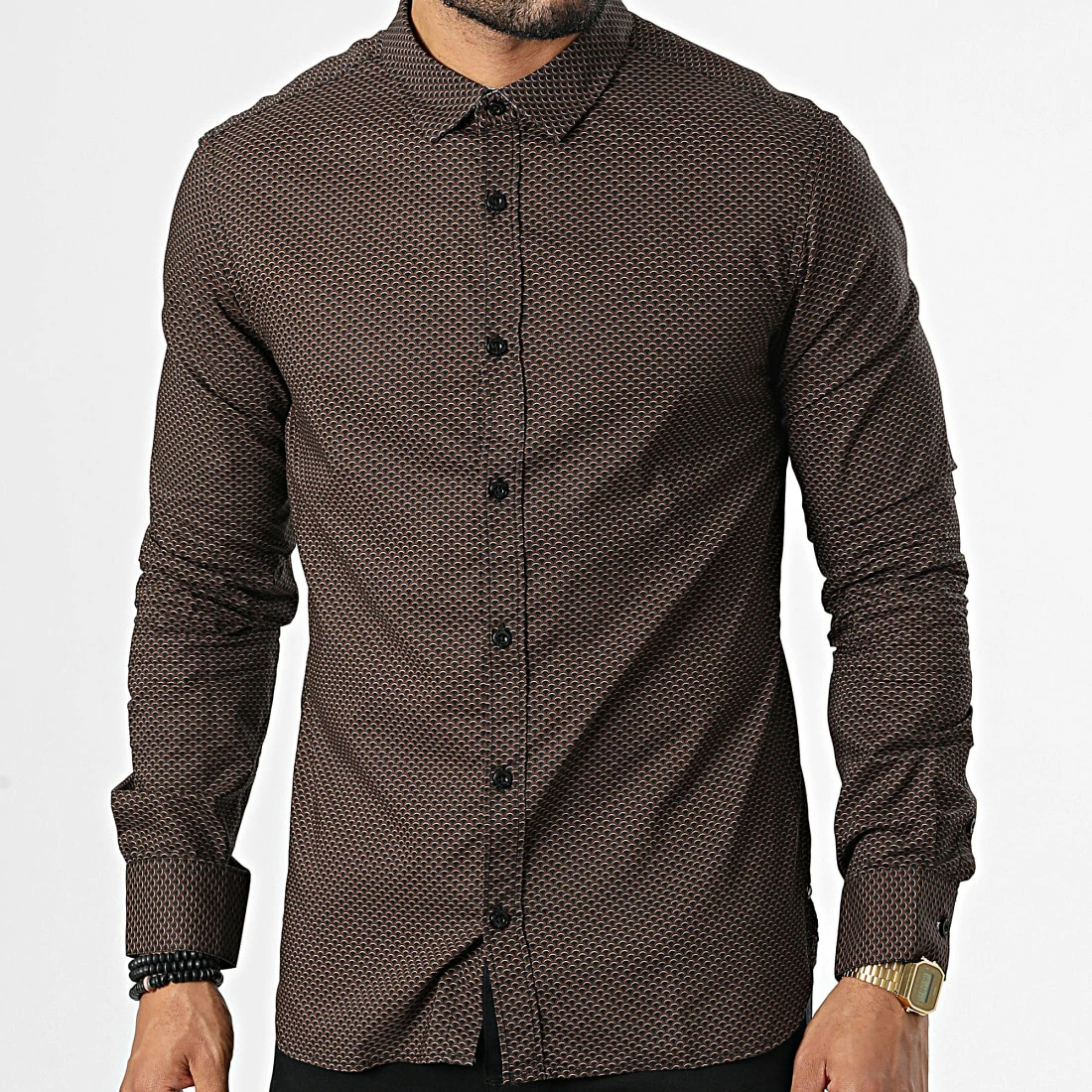 Acheter 🎉 Chemise Manches Longues 10711547D Marron de Teddy Smith 🧨 3 Acheter 🎉 Chemise Manches Longues 10711547D Marron de Teddy Smith 🧨