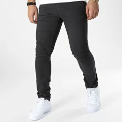 Remise ⭐ Pantalon Chino 10115957D Noir de Teddy Smith ✔️