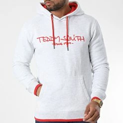 Remise 🔔 Sweat Capuche Siclass 10813636D Gris Chiné de Teddy Smith 🧨 -Teddy Smith Soldes 2023 teddy smith 338193 10813636D 267D3 20220923T152634 03