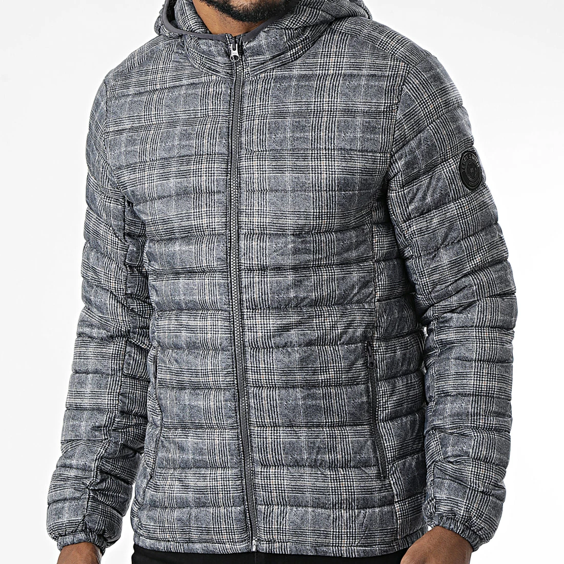 Acheter 🎉 Doudoune Capuche A Carreaux Blighter Gris Anthracite de Teddy Smith 🛒 3 Acheter 🎉 Doudoune Capuche A Carreaux Blighter Gris Anthracite de Teddy Smith 🛒