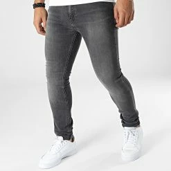 Tout neuf 💯 Jean Skinny 10115995D Gris Anthracite de Teddy Smith 👍