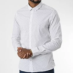 Acheter 😍 Chemise Manches Longues Carton 10711547D Blanc de Teddy Smith ❤️