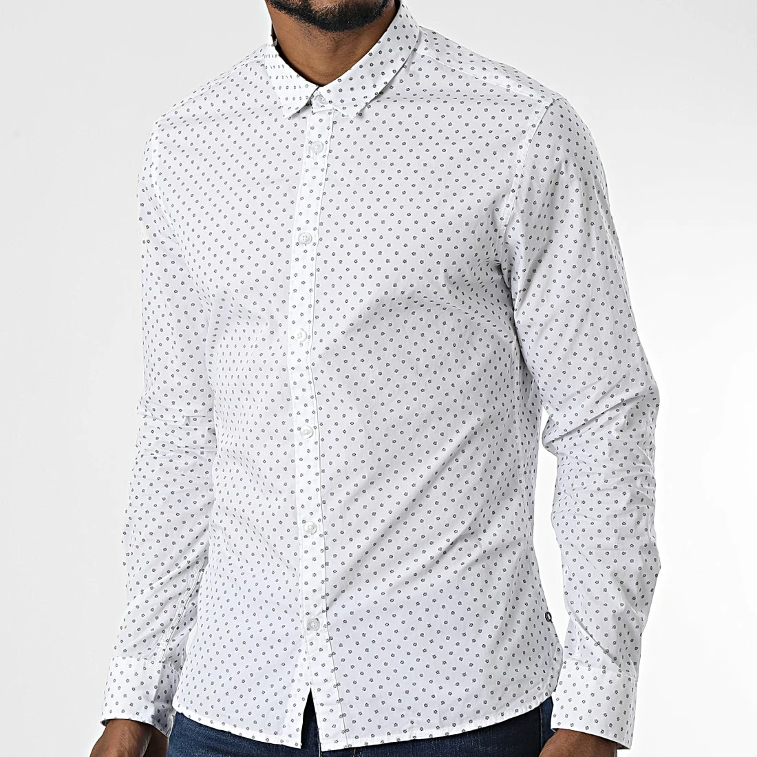 Acheter 😍 Chemise Manches Longues Carton 10711547D Blanc de Teddy Smith ❤️ 5 Acheter 😍 Chemise Manches Longues Carton 10711547D Blanc de Teddy Smith ❤️ – Image 3