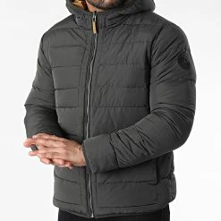 Grosses soldes ❤️ Doudoune Capuche Réversible Soft 12016085D Beige Gris Anthracite de Teddy Smith 🛒 -Teddy Smith Soldes 2023 teddy smith 341298 12016085D 218C 20221007T160136 04