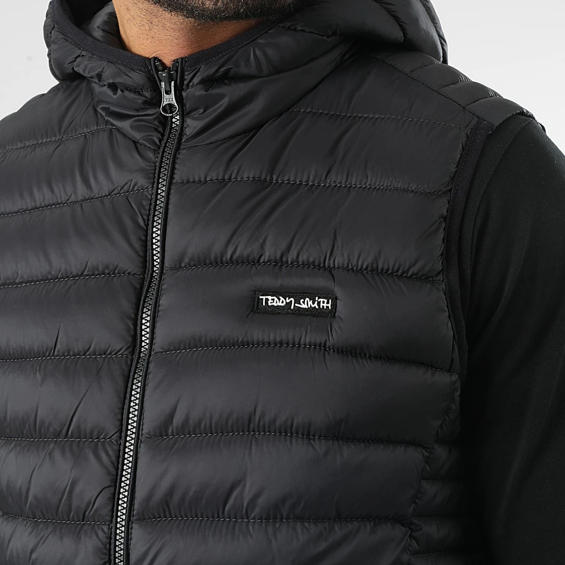 Tout neuf 🤩 Doudoune Sans Manches A Capuche Terry Gris Anthracite de Teddy Smith ✨ 4 Tout neuf 🤩 Doudoune Sans Manches A Capuche Terry Gris Anthracite de Teddy Smith ✨ – Image 2