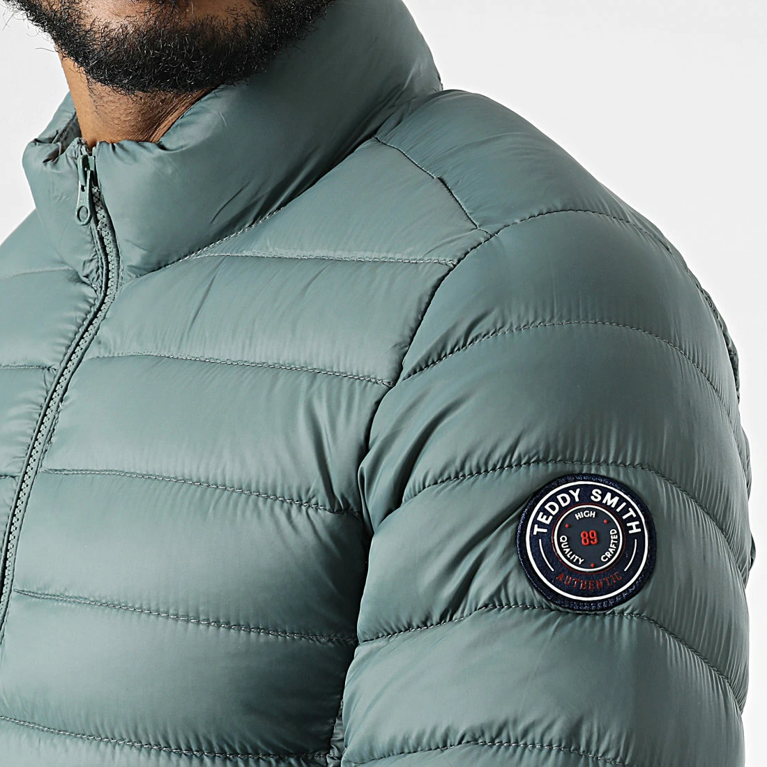 Nouveau 😀 Doudoune Blight Rouge Vert Kaki de Teddy Smith ✔️ 4 Nouveau 😀 Doudoune Blight Rouge Vert Kaki de Teddy Smith ✔️ – Image 2