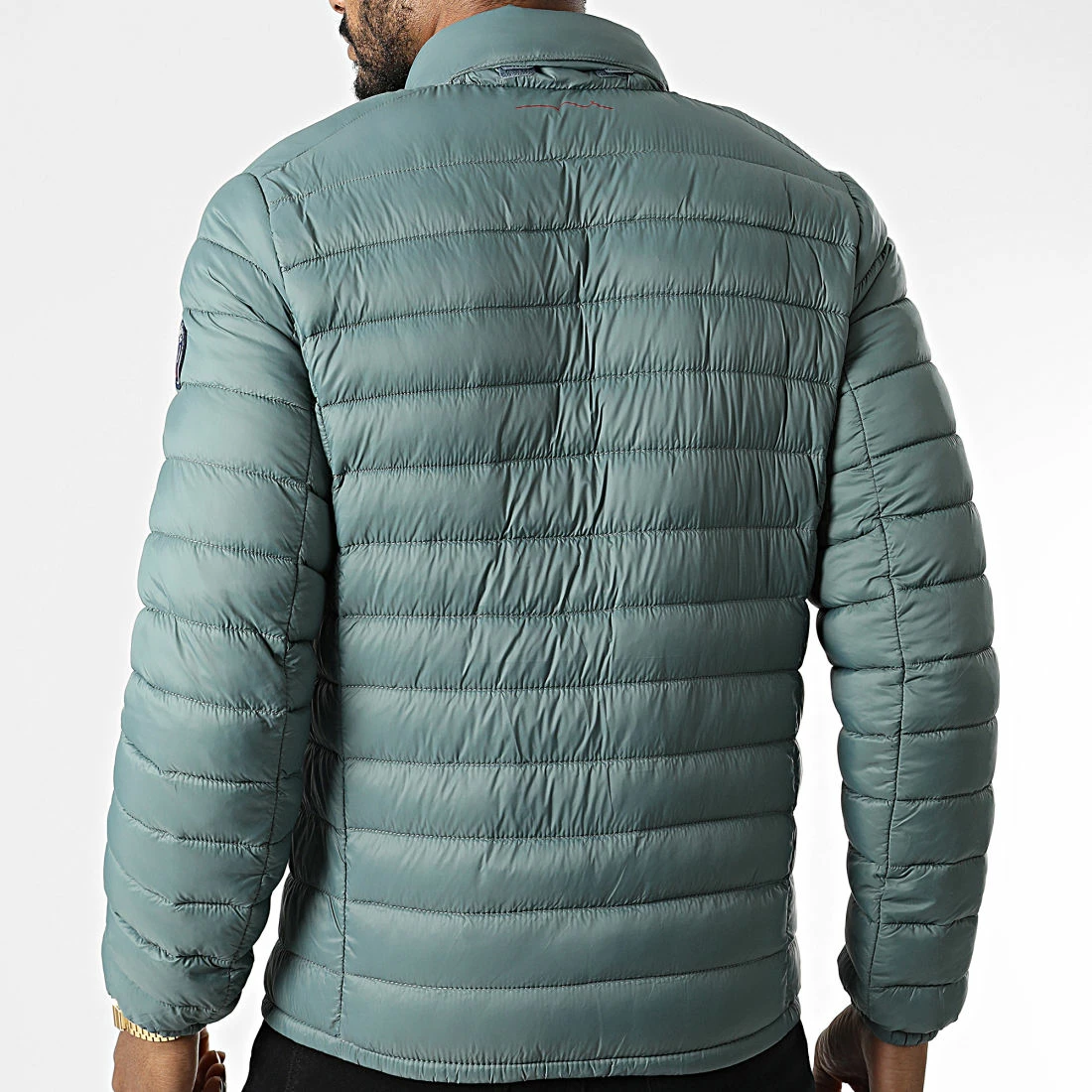 Nouveau 😀 Doudoune Blight Rouge Vert Kaki de Teddy Smith ✔️ 6 Nouveau 😀 Doudoune Blight Rouge Vert Kaki de Teddy Smith ✔️ – Image 4