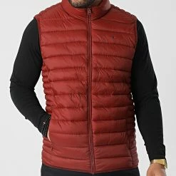 Offres 🎉 Doudoune Sans Manches Terry 12014310D Rouge Foncé de Teddy Smith ⌛