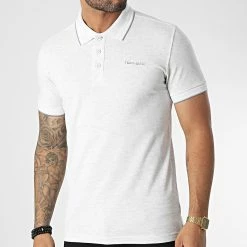 Nouveau 👍 Polo Manches Courtes Pasian Gris Clair Chiné de Teddy Smith 👍 -Teddy Smith Soldes 2023 teddy smith 346677 11306339D 267C2 20221109T160459 03