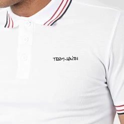 Le moins cher ⌛ Polo Manches Courtes Pasian Blanc de Teddy Smith ✨ -Teddy Smith Soldes 2023 teddy smith 69049 11306339D 202A5 NOOSSS20 20191227T100641 02