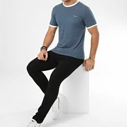 Meilleure vente 😀 Tee 👚 Shirt The Bleu Marine de Teddy Smith 👍 -Teddy Smith Soldes 2023 teddy smith 91044 11010860D 307L1 NOOSSS20 20191227T101215 04